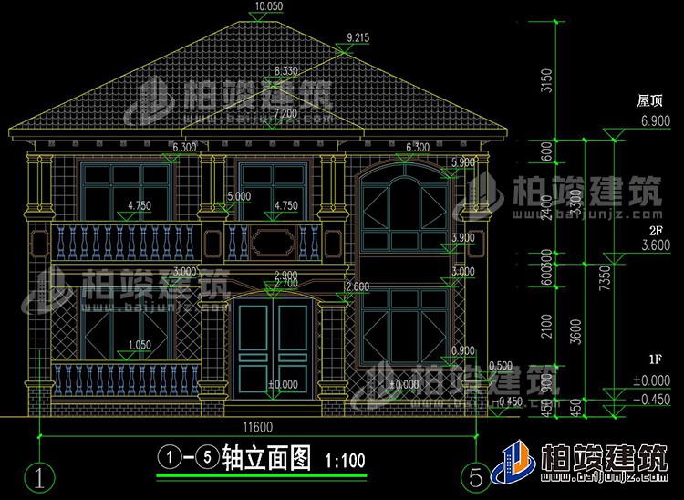 正立面图