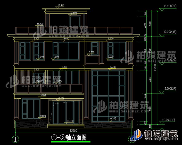 正立面图